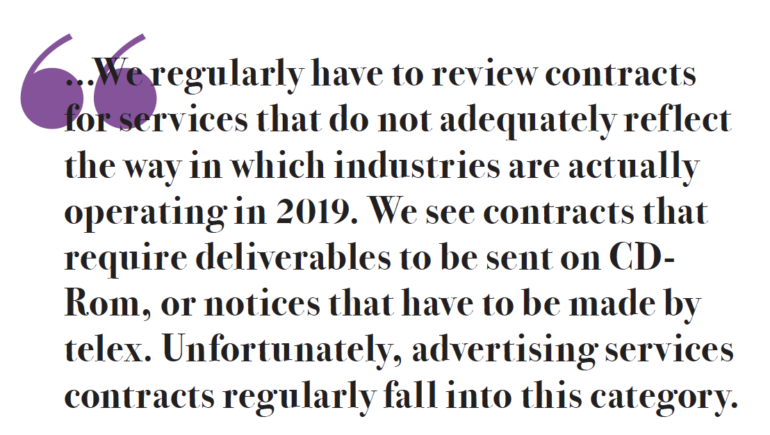advertising by numbers what modern advertising contracts advertising contracts